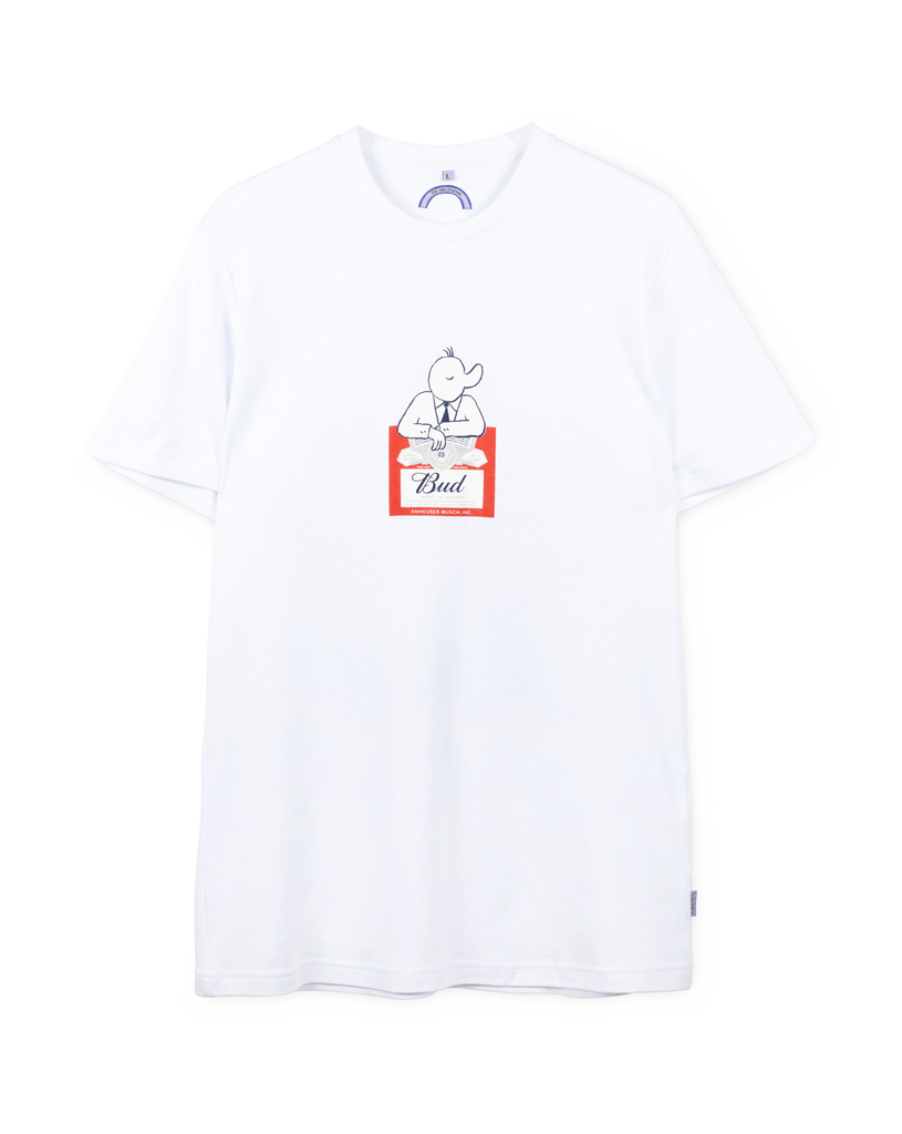 TNO x BUD Freddy-BUD Tee White